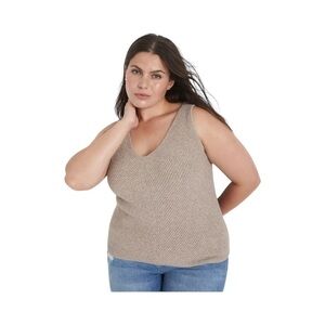 Lane Bryant Classic Crop Tank Sleeveless Sweater​​​​